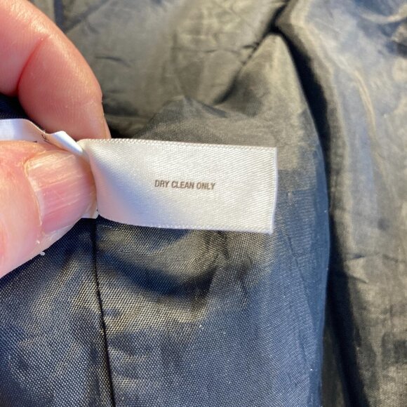 Gap SZ XS Black Wool Shift Dress Quiet Luxury Old Money Timeless Minimalist - Picture 10 of 10